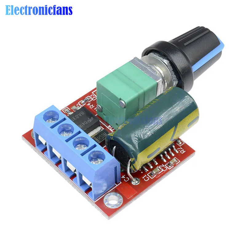 12V 24V PWM контроллер скорости двигателя постоянного тока модуля мини DC-DC 4,5 В-35 В 5A 90W Скорость регулятор Управление регулировки регулируемая плата коммутатора