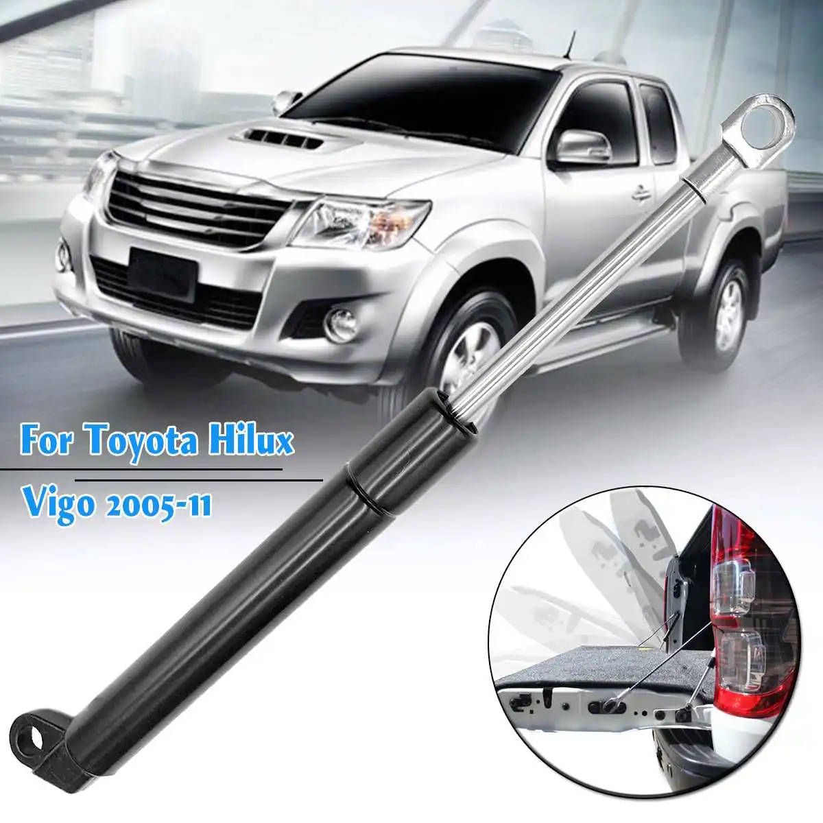 

1Pcs Rear Trunk Tail Gate Strut Damper Rear Gas Spring Struck Tailgate Slow Down For Toyota Hilux Vigo 2005-2011