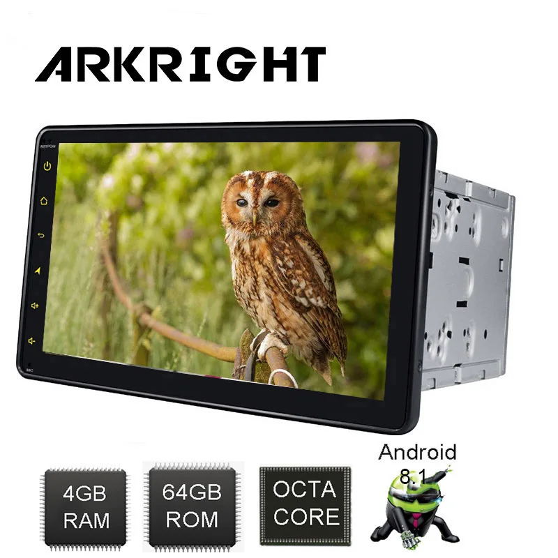

4GB/64GB 8" Andriod 8.1 Octa Core Car Radio Support 3G/4G Network Microphone Support Bluetooth Carplay HD GPS DVR Head Unit