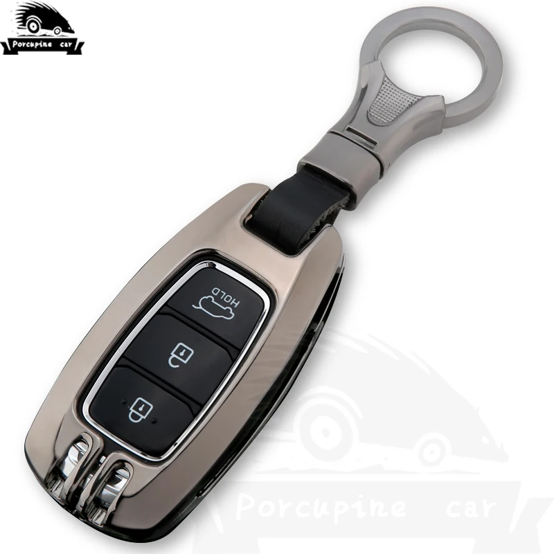 Чехол для автомобильного ключа из цинкового сплава Hyundai i30 Ix35 Solaris Azera Elantra greatig Accent
