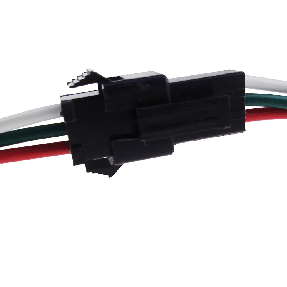 10 пара/лот 3 pin соединители Кабель Женский штекер для WS2812B WS2811 WS2812 RGB светодиодные