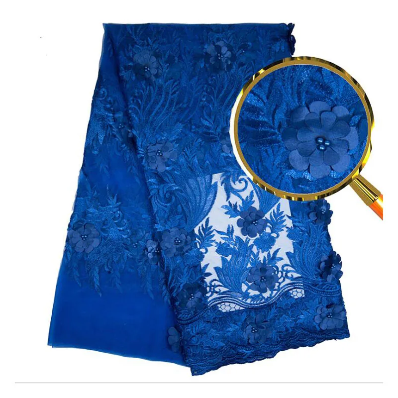 Me-dusa lastest предлагаемый по ценам горячей распродажи с вышивкой кружева 3D Тюль декоративная лента с помпонами Африканские кружева цветок ручной работы DIY одежда платье