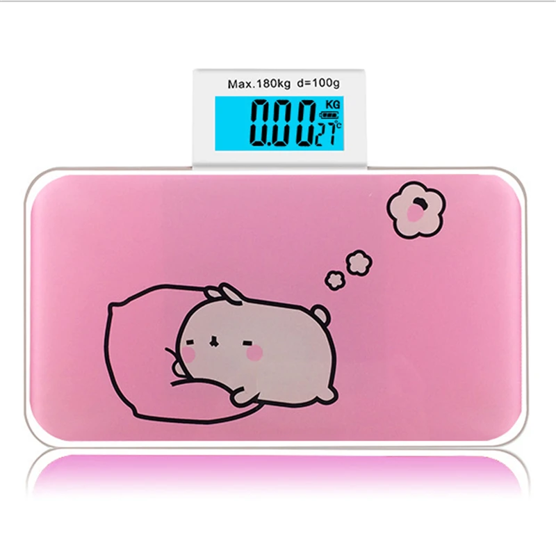 

Home intelligent weight human body scale creative mini electronic scale precise portable scale Electronic Smart A