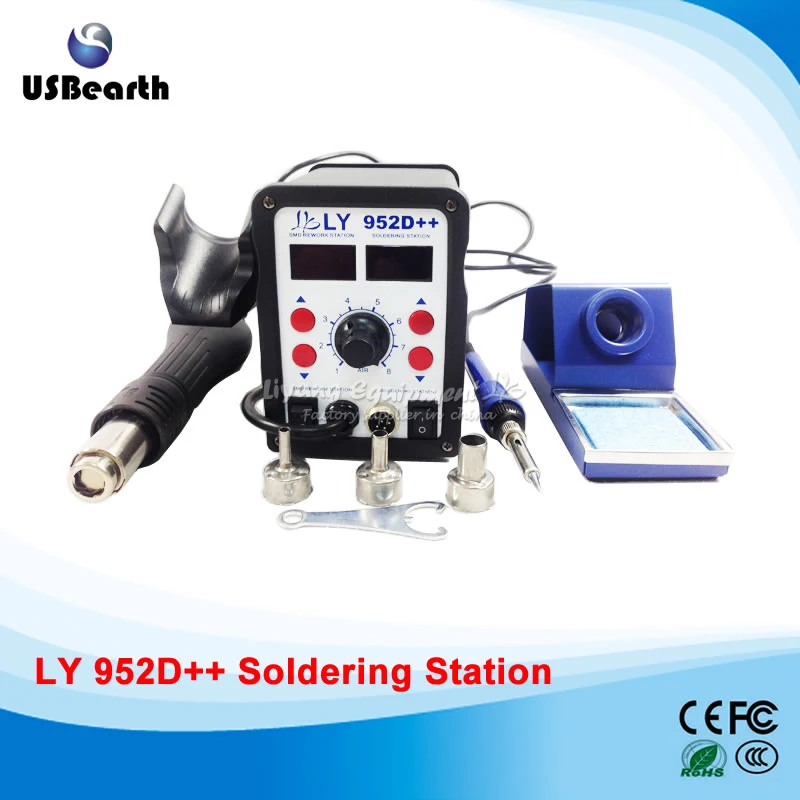 

LY 952D++ 2 in 1 soldering station 220V/110V 700W