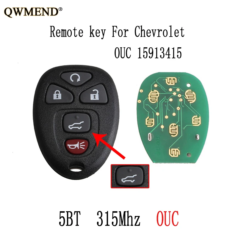 SIERRA GMC ACADIA YUKON TRANSPONDER KEY
