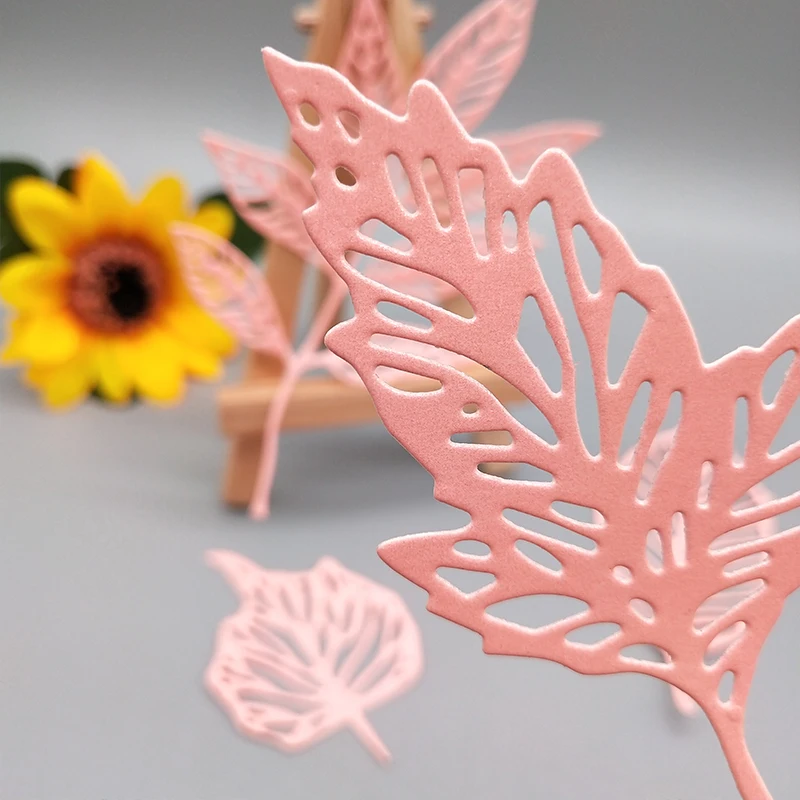 

5 pcs differently shaped leaves Metal Cutting Dies Scrapbooking paper Decoration Embossing Paper Card Craft 113*200mm