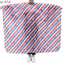 2 стиля для профессиональных салонов-парикмахерских обёрточная бумага Парикмахерская Стрижка окрашивание антистатические водонепроницаемый чехол фартук ткань Инструменты для укладки волос