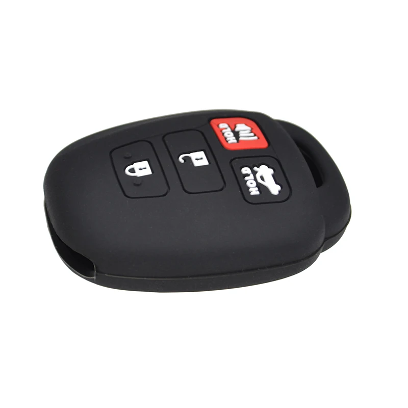 Для Toyota Yaris Tacoma Camry Corolla RAV4 Prius C Highlander 2012 2020 4 кнопки силиконовый Автомобильный