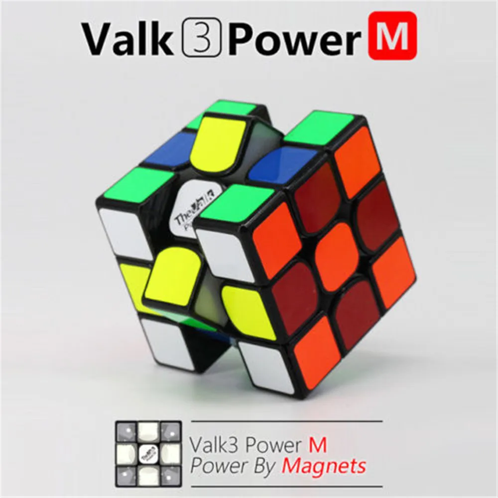 Qiyi The Valk 3 power M Магнитный Valk3 Mini Valk 3 профессиональный 3x3 магический куб speed Mofangge Competition Puzzle Cubes детские игрушки