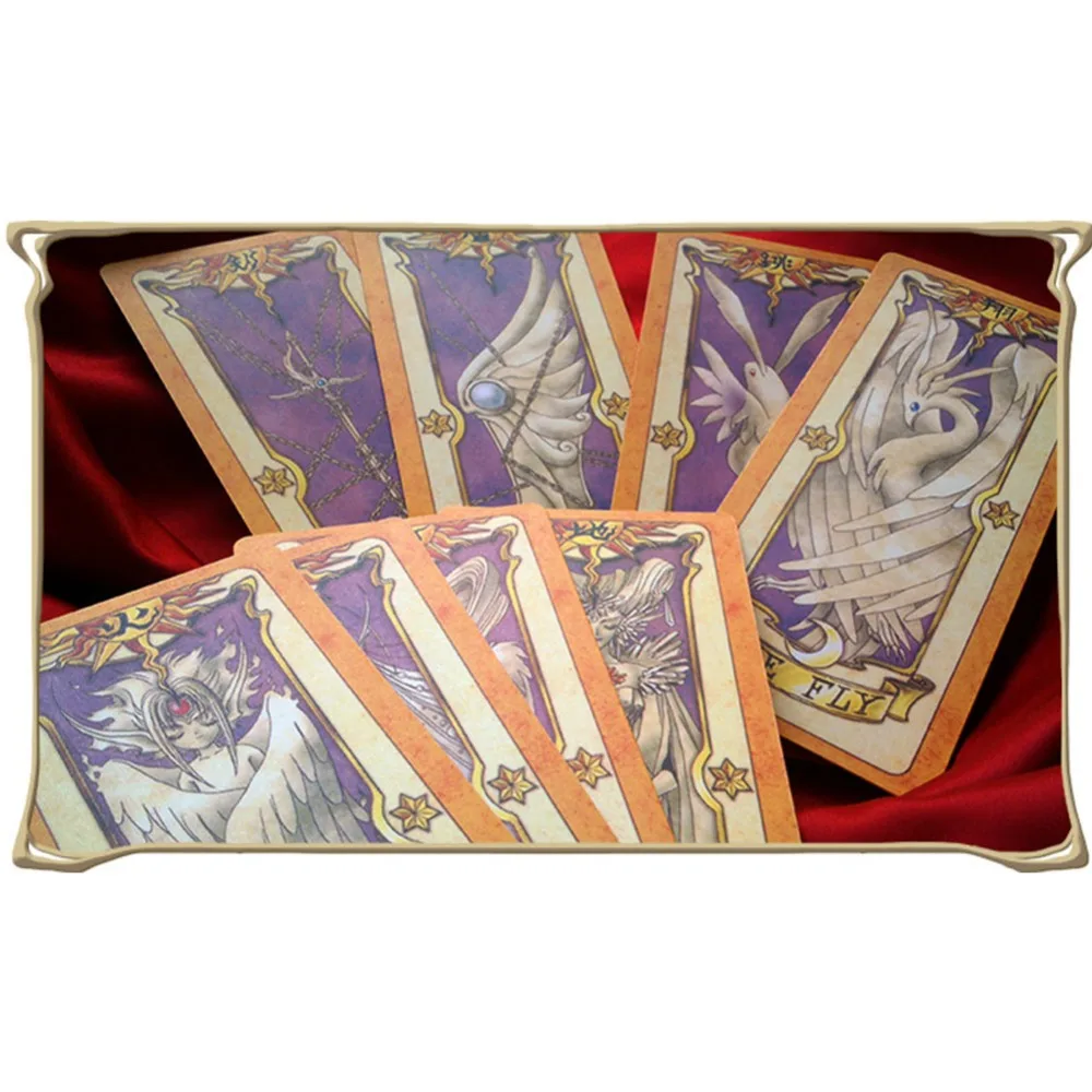 Cardcaptor Сакура карта Косплей Captor KINOMOTO Таро книга с Clow карты Волшебная Книга набор в