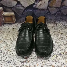 2018 Новый 100% натуральная crocodil кожи живота для мужчин в деловом стиле Роскошные качественные мужские Бизнес обуви high end кожи мужская обувь