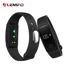 Lemfo Bluetooth 4.0 smart Сердечного ритма Мониторы динамический Браслет Шагомер Спорт SmartBand браслет Фитнес трекер