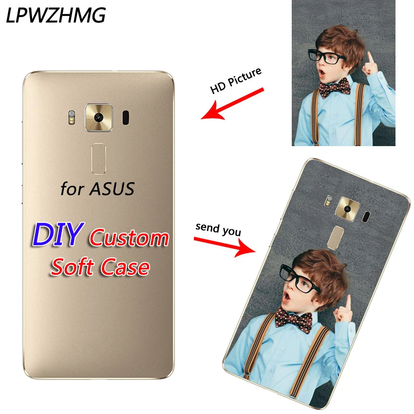 LPWZHMG Пользовательские DIY Фото ТПУ чехлы для ASUS Zenfone 3 Ze520kl ZE552kl ZS571KL чехол телефона