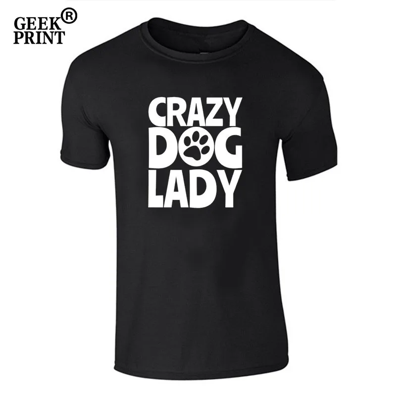 Женская футболка Crazy Dog Lady Doggie Pug Lover Cute Bulldog Love Футболка женские Топы дропшиппинг