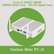 2 ГГц HD 5500 Графика 4 К HTPC wifi HDMI VGA Дешевый i5 Бродуэлл i3 Mini PC Windows 10 Barebone Компьютер Intel Core i3 5005U