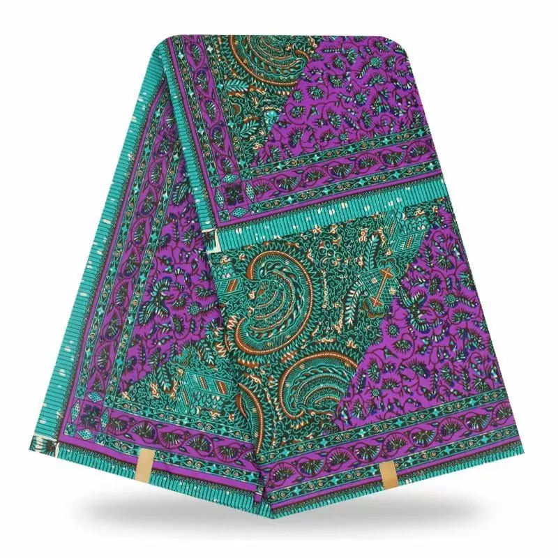 

2019 New Hollandais 100% Cotton Wholesale Price Wax Print Fabric African Print Fabric For Sewing Dress Pagne for women dress