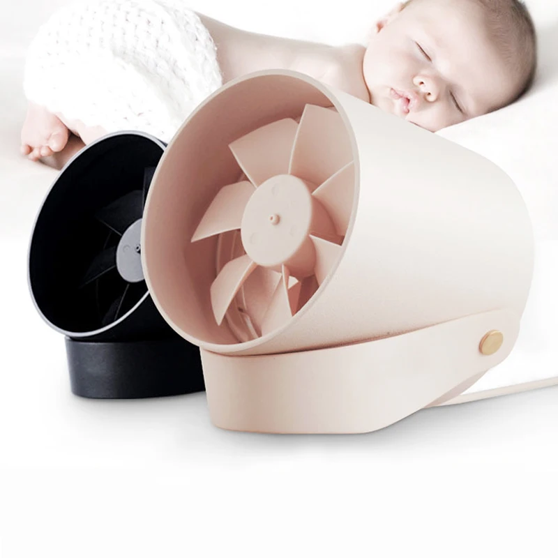 USB Ventilador Recargable Protable Fan Mini Desktop   Ultra-quiet Fan Electric Cooling Small Charging Laptop Fan Seven Vane Blow (9)