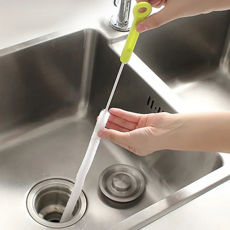 

Flexible 71cmSewer Cleaning Brush Bendable Bathroom Sink Tub Toilet Dredge Pipeline Brush Cleaner Kitchen Cleaning Tools