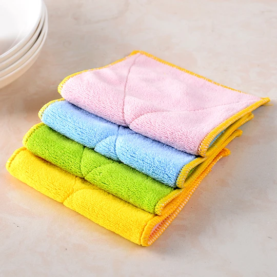 Microfiber Two Sided Good Water Absorption Kitchen Cleaning Cloth Microfiber Two Sided Good Water Absorption Kitchen Cleaning Cloth Lint Free Soft 5pcs In Cloths From Home Garden On Aliexpress Alibaba