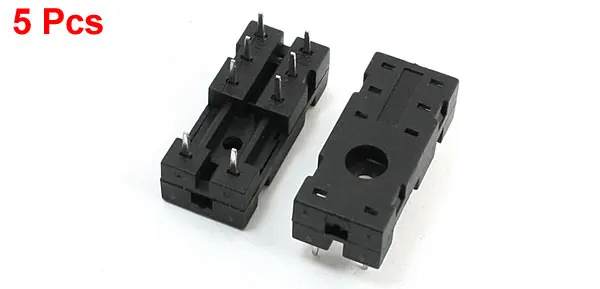 5x PCB Plug-In G2R-2 8-polige Relais Sockelbas  X 