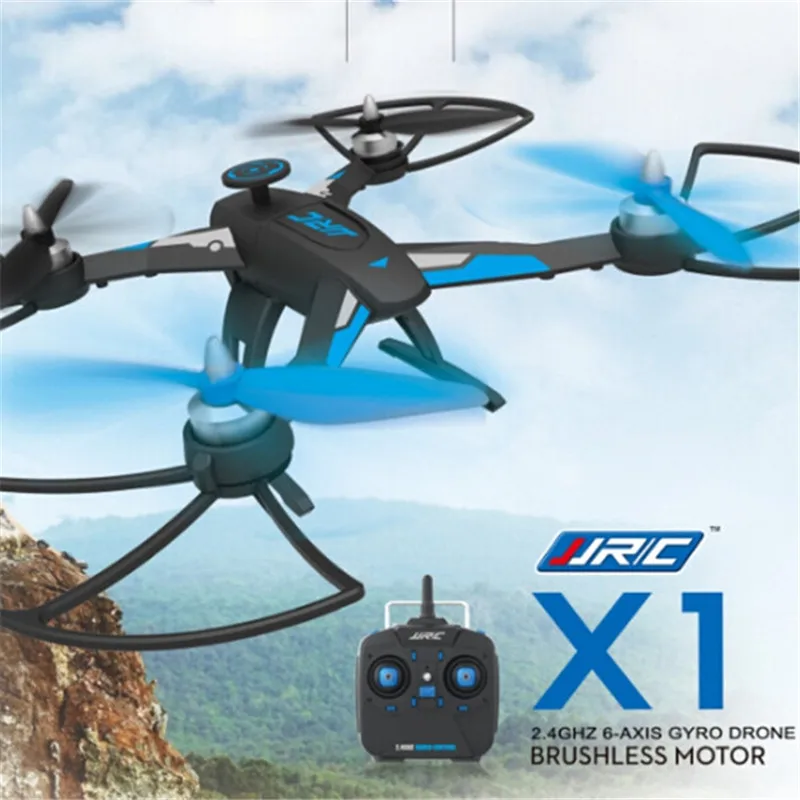 

Hot Sale JJRC X1 With Brushless Motor 2.4G 4CH 6-Axle RC Quadcopter RTF MODE2 Left Hand Throttle For Toys Presents