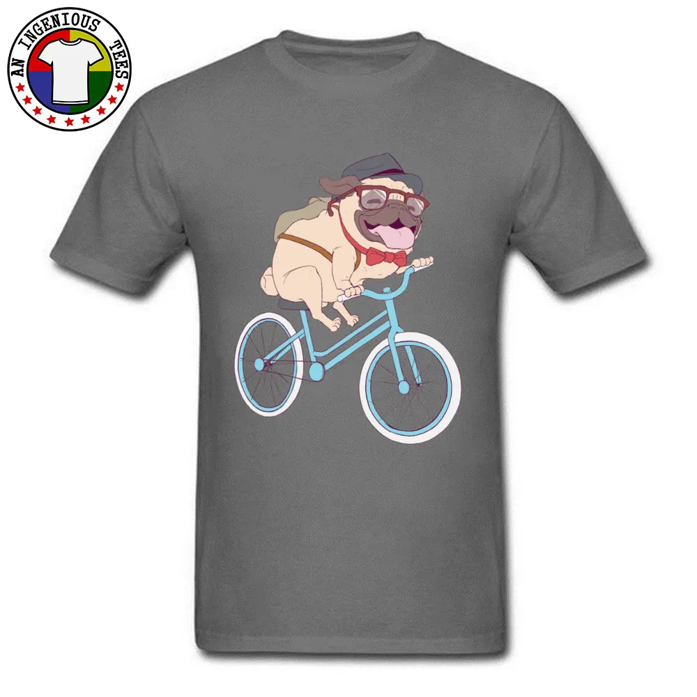 cosie Hipster Pug Mens T Shirts High Quality Summer Short Sleeve Tops Shirts Round Neck 100% Cotton Fabric T-shirts Hipster Pug carbon
