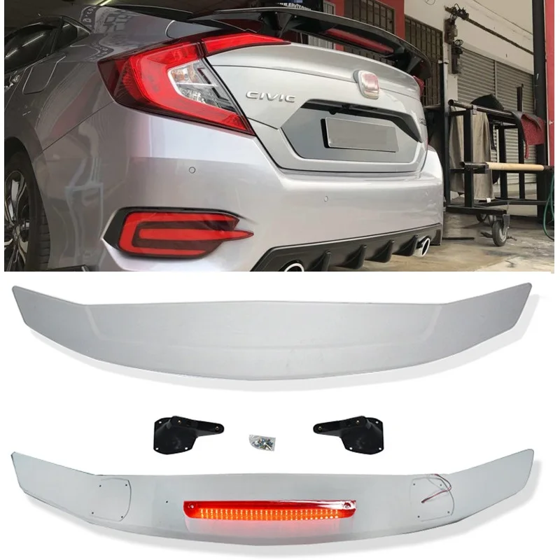 CITYCARAUT EXTERIOR AUTO ACCESSORIES Spoilers Wings REAR SPOILER FIT