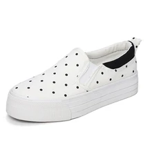 Dot a pedal lazy shoes thick crust muffin student to help low canvas shoes, casual shoes women Korean wave w225
