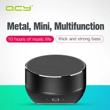 QCY QQ800 Китайский голос беспроводная bluetooth динамик металл + пластик мини портативная система звука MP3 плеера TF карта subwoof