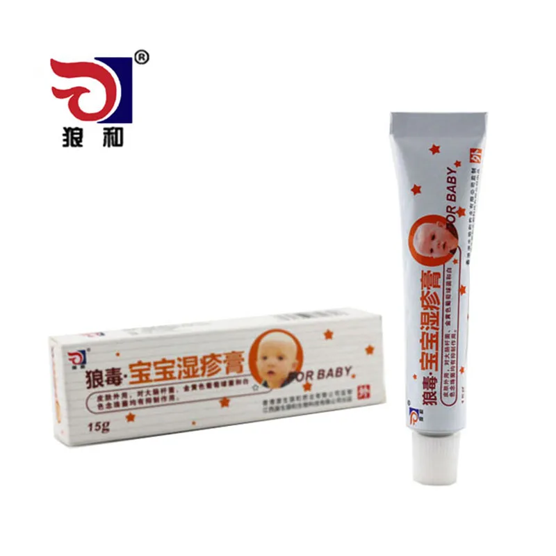 Chinese traditional Herbal Ointment 15g Baby Eczema Cream For Children
