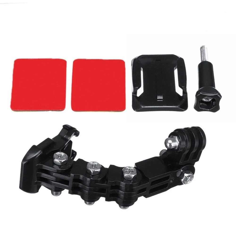 

Easy Install Multi Angle Useful Helmet Chin Mount Professional Adjustable Motorcycle Camera Holder Set Lengthened For GoPro