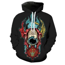 Sugar Skull Hoodies 3D Mens Hipster Sweatshirts Mens Hoody Man Streetwear Style Hoodies pullover Tracksuit Oversized Hooded Tops