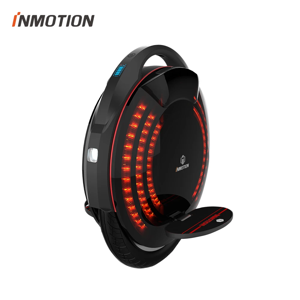 INMOTION V8 Электрический Одноколесный велосипед Monowheel Одноколесный самокат EUC внедорожный приложение с декоративными лампами электрический самокат - Цвет: EU Plug-Black