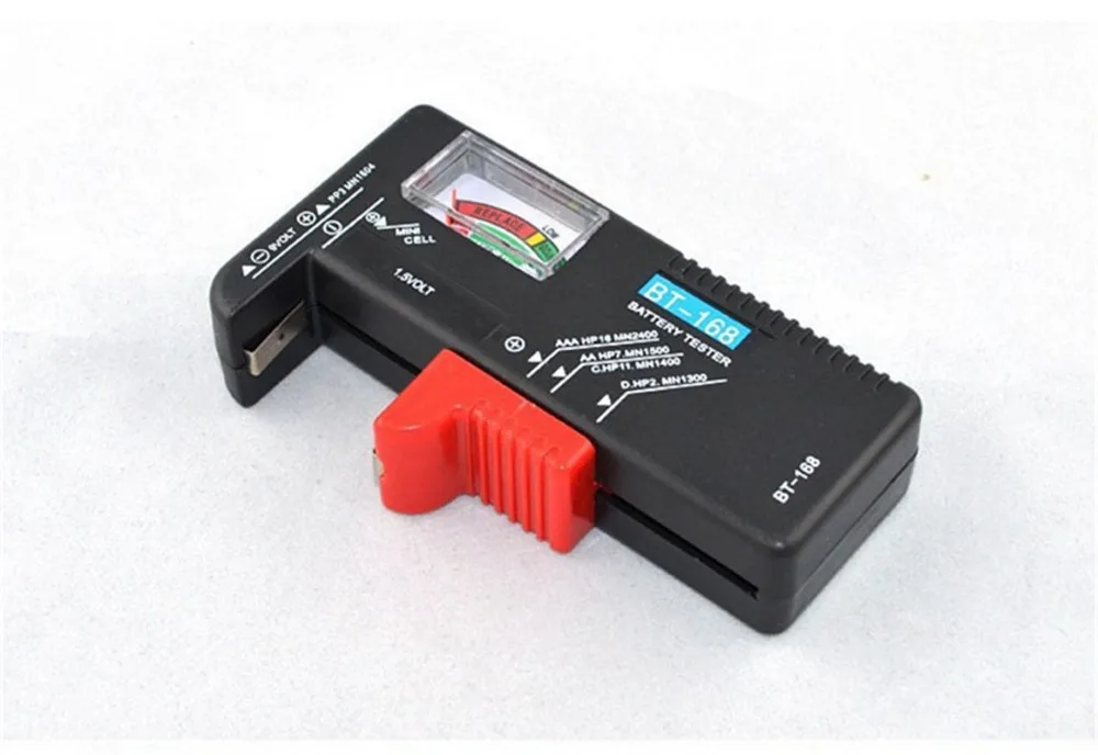 Новая батарея тестер BT 168D AA/AAA/C/D/9 V/1 5 V универсальная Кнопка напряжения|battery tester