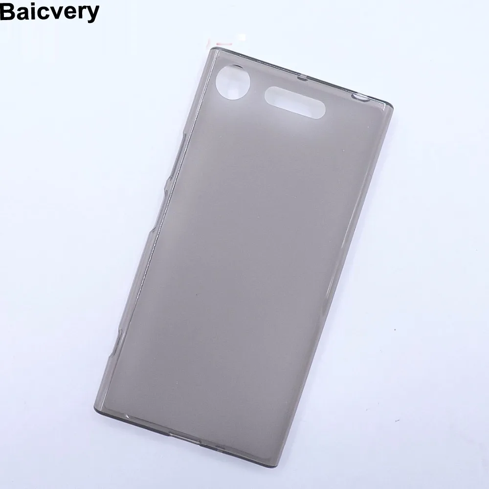 Мягкий силиконовый чехол ТПУ для Sony Xperia XZ1 Противоскользящий гибкий резиновый F8341