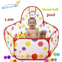 1.2 м Байи kolam renang Анак-Анак и Байи dilipat палатка kolam бола Лаут Полиэстер океан пул игра точки Румах