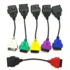 Alta calidad 6 unids/lote OBD2 conector de Cable adaptador de diagnóstico para FIAT ECU escanear y Multiecuscan adaptador para Fiat 6 colores Cables ► Foto 2/6