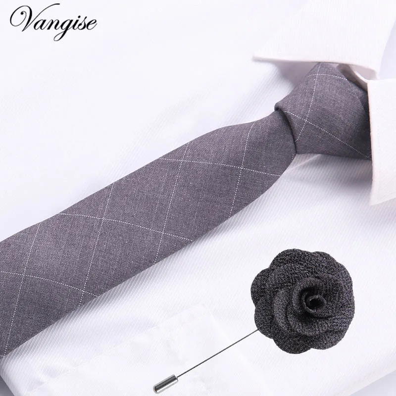 Britishe стильные модные галстуки 6 см, тонкие галстуки винно-красного цвета и булавки, хлопковые галстуки для мужчин, свадебные деловые галстуки-бабочки в полоску и клетку