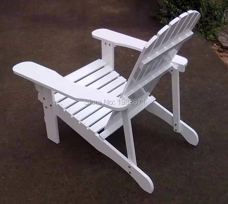 Outdoor Patio Plastic Wood Adirondack Chair Chaise Lounge