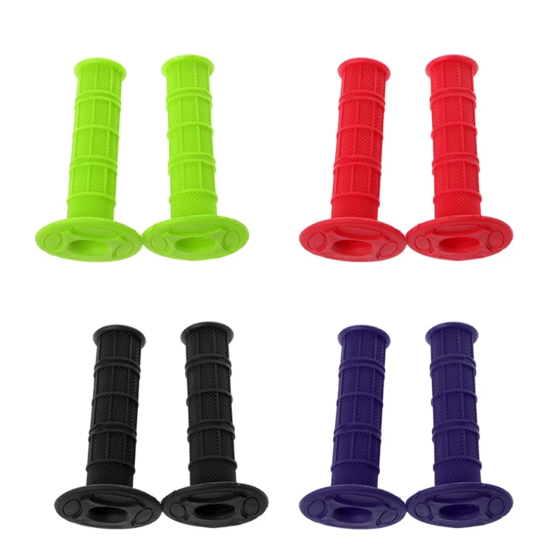 

High Quality 1 Pair 7/8inch Universal Motorcycle Hand Pro Grips Dirt Bike Motocross Handlebar 4 Colors Hot New