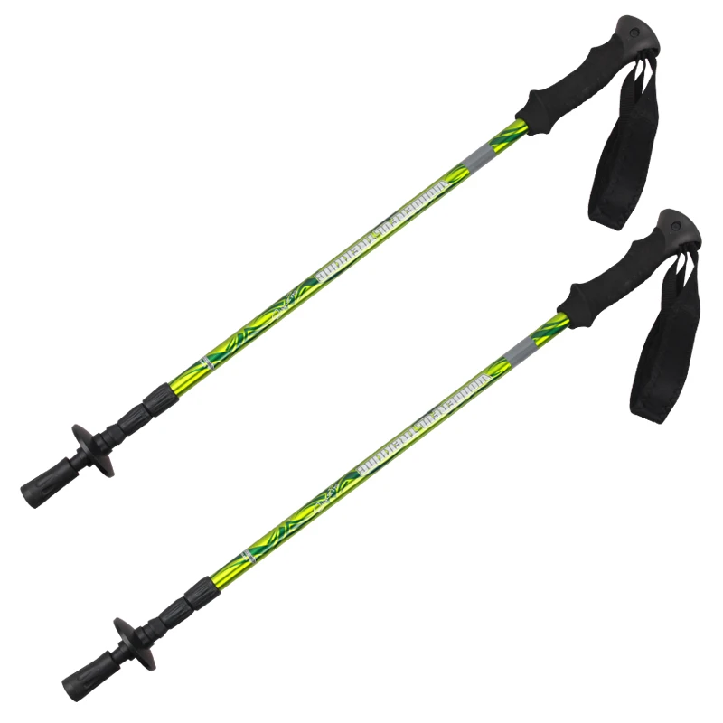 Straight Shank Alpenstock Untralight 3 section Telescopic Extending