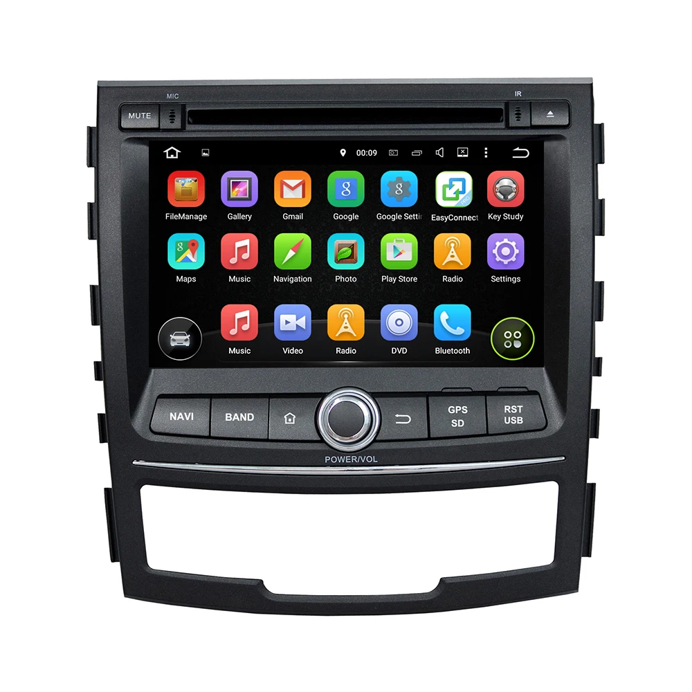 

KLYDE 7" 2 Din 8 Core Android 8.0 Car DVD Player For SsangYong Korando 2010-2013 Car Multimedia Player 32GB 1024*600