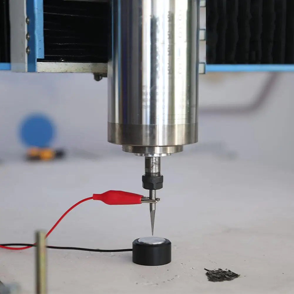 CNC Z Axis Router Mill Touch Plate CNC Machine Knife Setting Tool Accessory For Engraving Machines With Alligator Clips