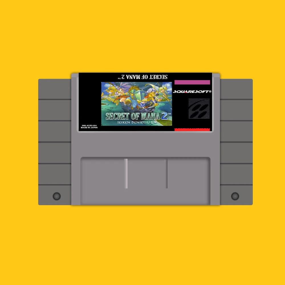 Save File 46 Pin 16 Bit NTSC игровой Картридж-Secret of mana 2 | Электроника