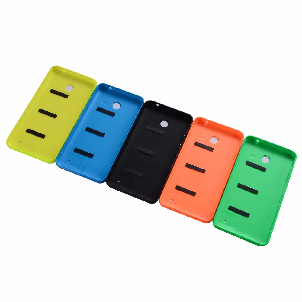 Для Nokia Lumia 630 635 RM-977 RM-978 Корпус чехол задняя крышка батареи с кнопками громкости
