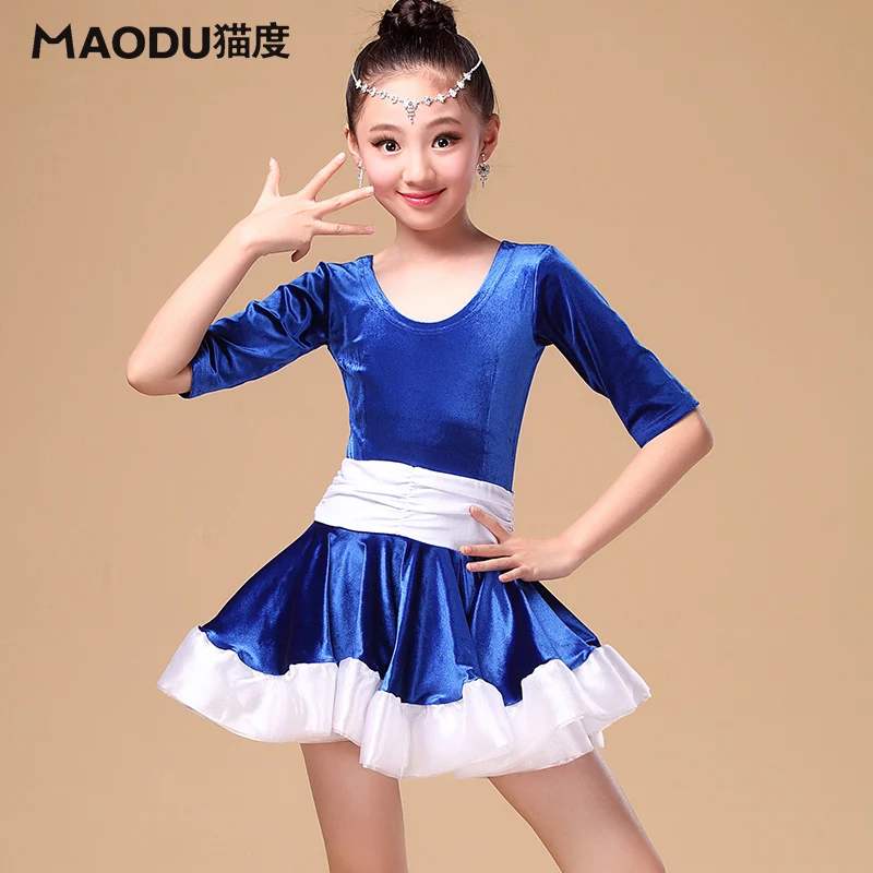 Marca Maodu Piu Nuova Primavera Dei Bambini Vestito Da Ballo Latino Morbido Prestazioni Costume Ragazze Salsa Abiti Da S Xxl Girls Salsa Dress Children Latin Dance Dresslatin Dance Dress Aliexpress