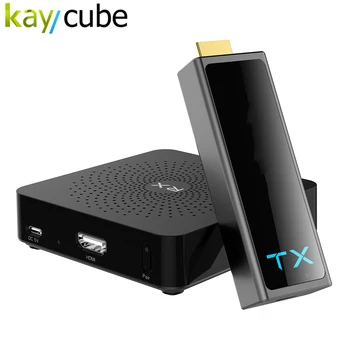 

Kaycube W2H MINI2 3D Wireless 30M 1080P HDMI Wireless Transmission Kit TX Host+RX Host HDCP1.4 Up to 30m / 100FT For HDTV DVD