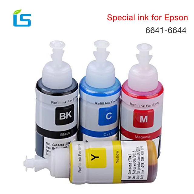 4Pcs 70ml Special Printer Ink Refill Dye Ink for Epson L100 L101 L110 L111 L200 L201 L210 L211 