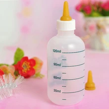 4 шт./компл. 2 Размеры 60 мл 120 носки для новорожденных с рисунком собачки и котика ПЭТ бутылочка для кормления молоко бутылка для воды с кистью соска кормушка для щенка