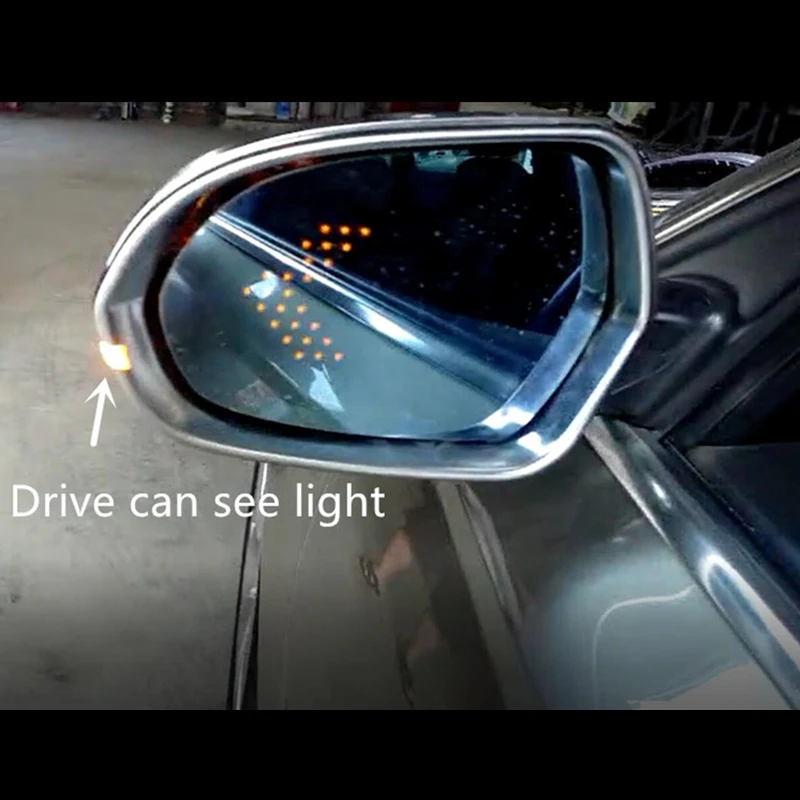 Для VW Scirocco MK3 Passat CC B7 боковое зеркало заднего вида динамический мигалка стрелка прокрутки светодиодный указатель поворота светильник